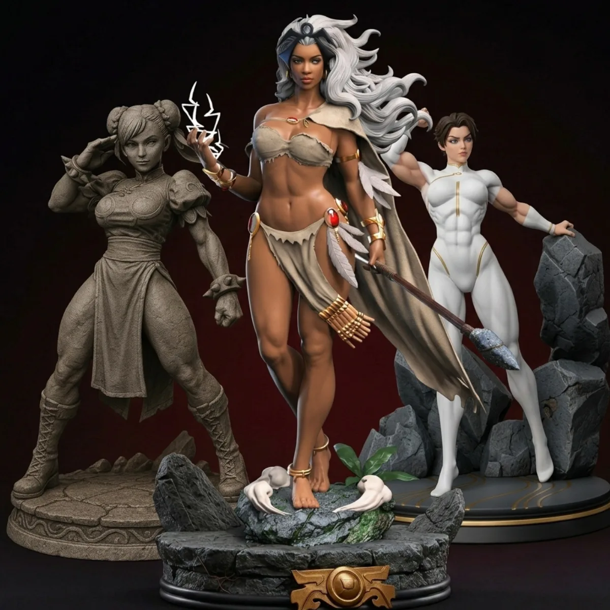 Movie STL characters bundle preview - 1000+ cinematic character 3D printing models