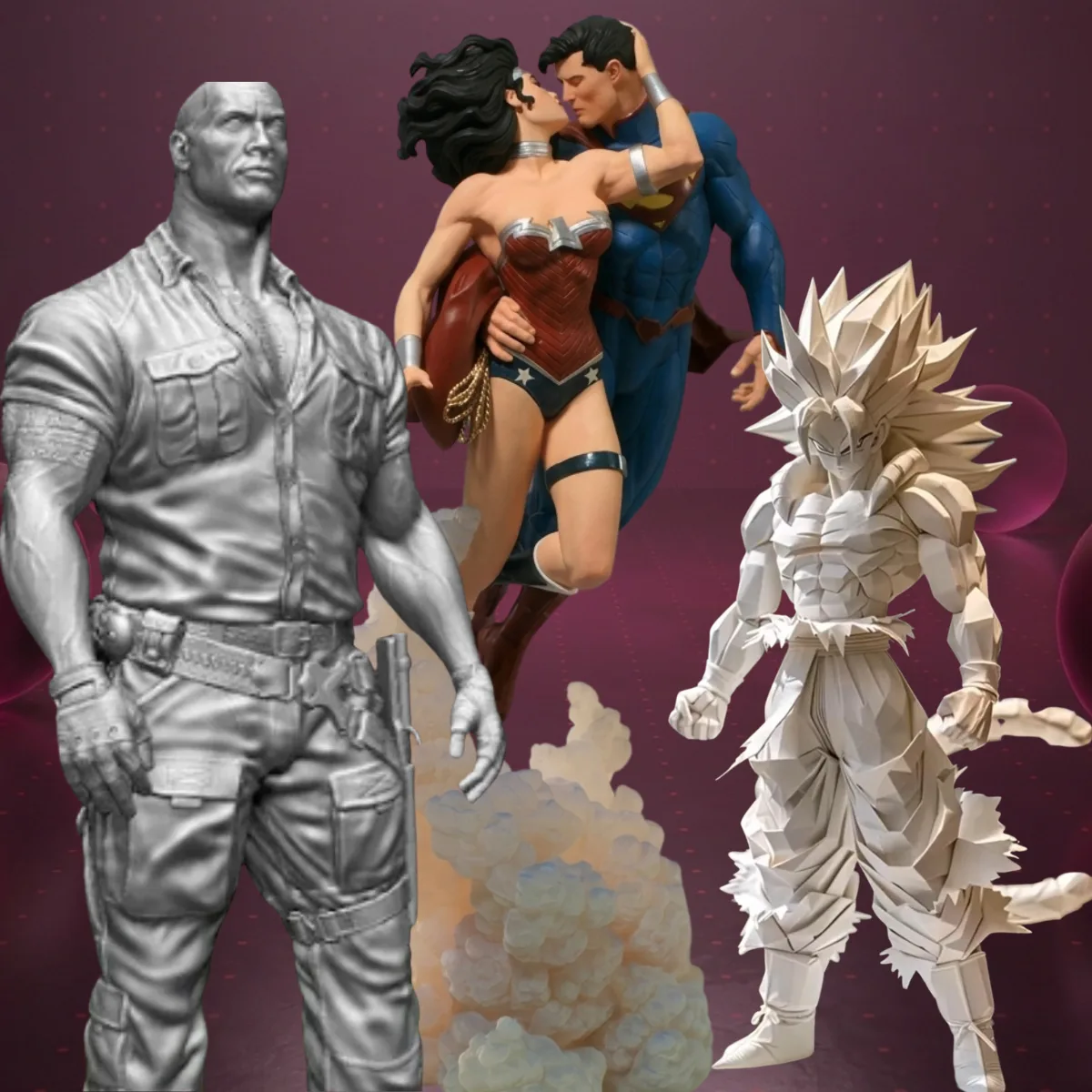 Movie STL characters bundle preview - 1000+ cinematic character 3D printing models - preview 0